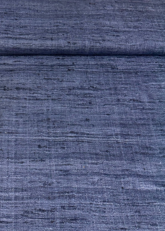 Azul oscuro rollo seda rústica