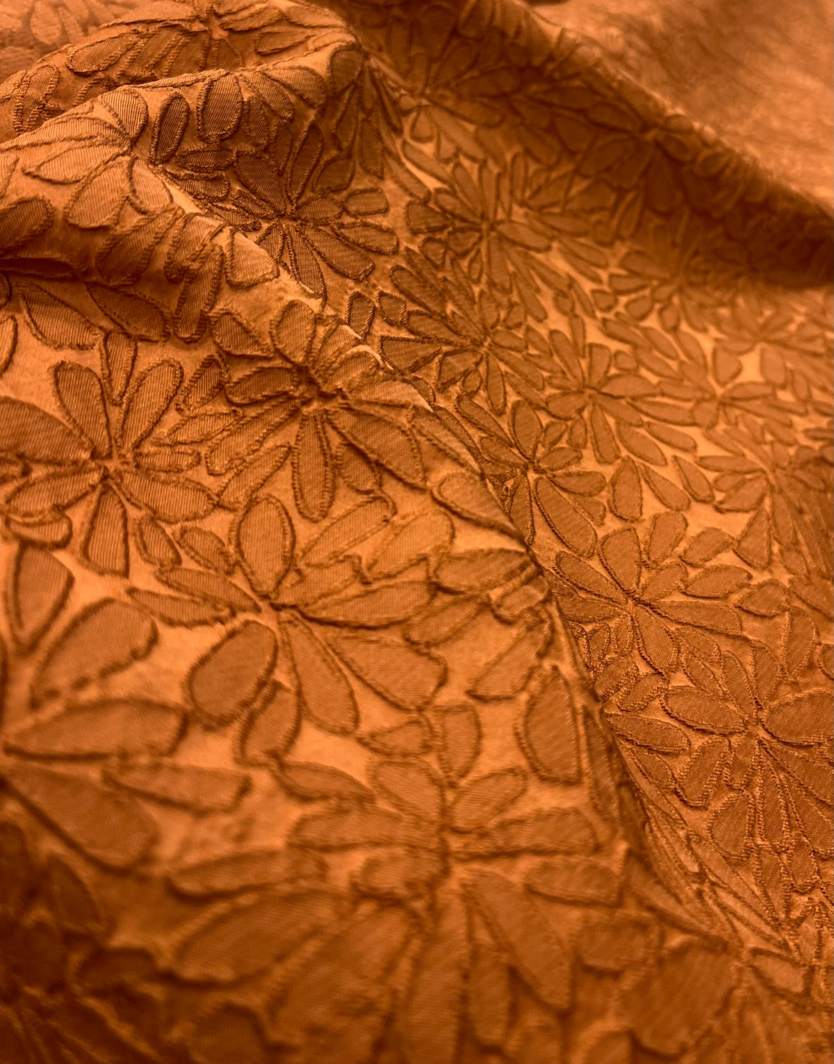 BROCADO FLOR COBRE