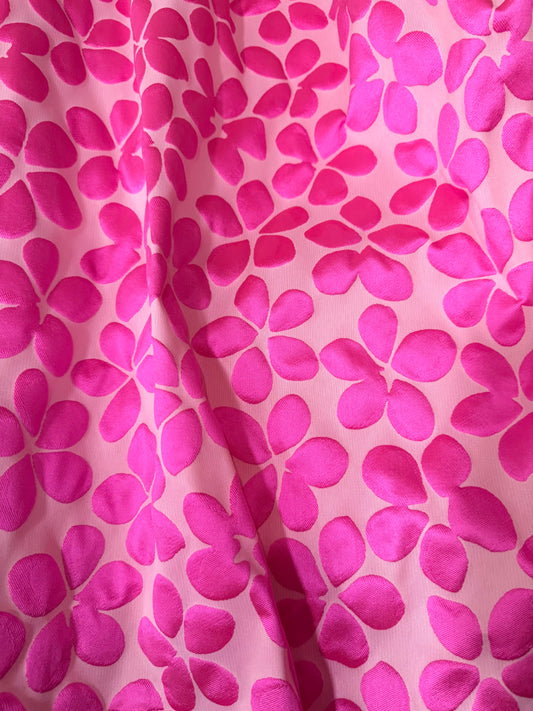 Flor Fucsia Brocado Italiano