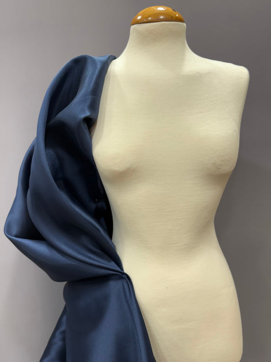 AZUL MARINO MIKADO LISO 2