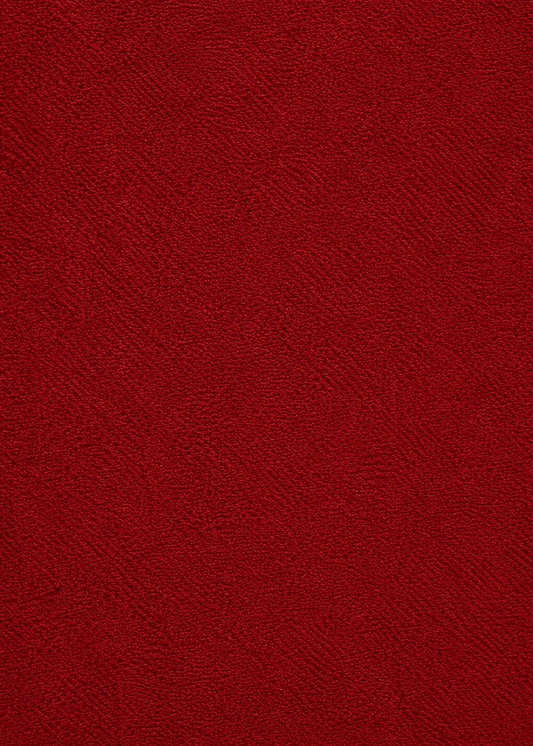 Crepe satén reciclado color rojo manzana