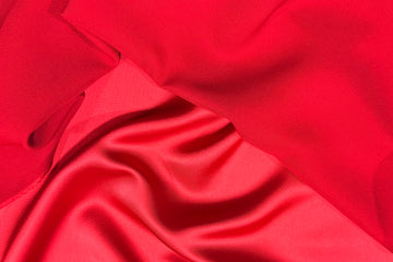ROJO VALENTINO CREPE SATEN/MATE