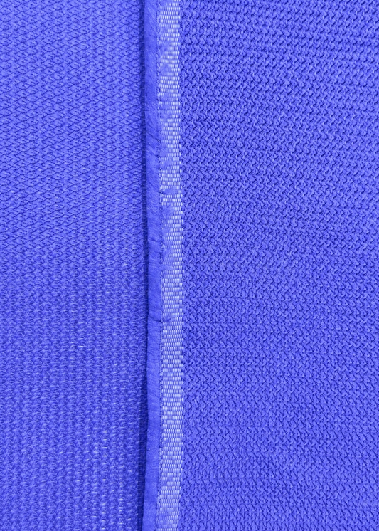 Tela mikado con textura color azul lavanda 