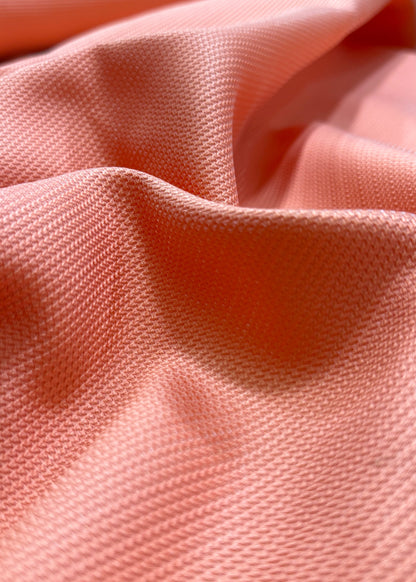 color coral tejido mikado textura