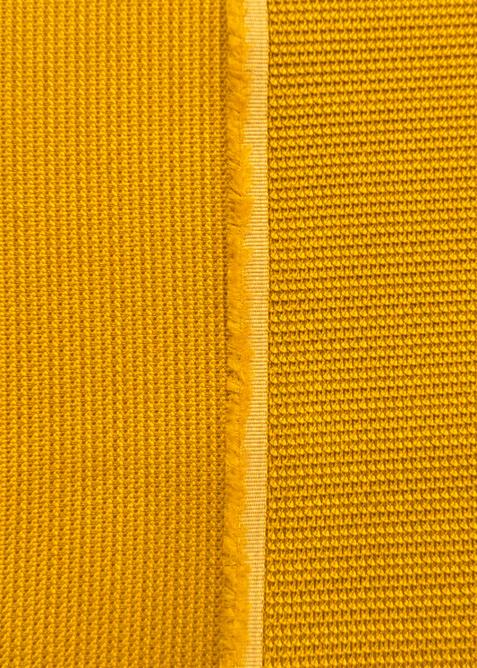 Mikado textura color mandarina detalle