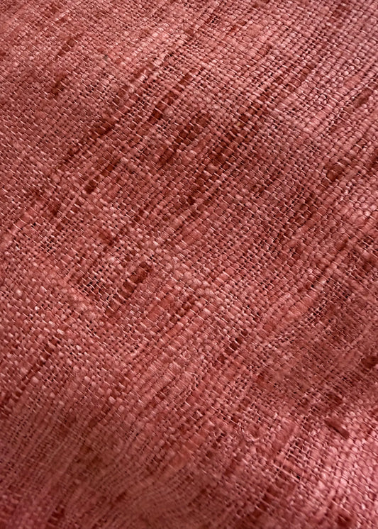 Seda rustica detallada textura y color del rosa salmón