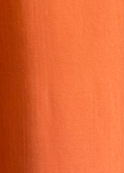 Crepe saten reciclado color naranja 