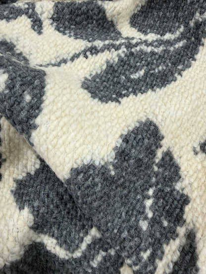 Tela granulado flor color gris - Arte con Telas