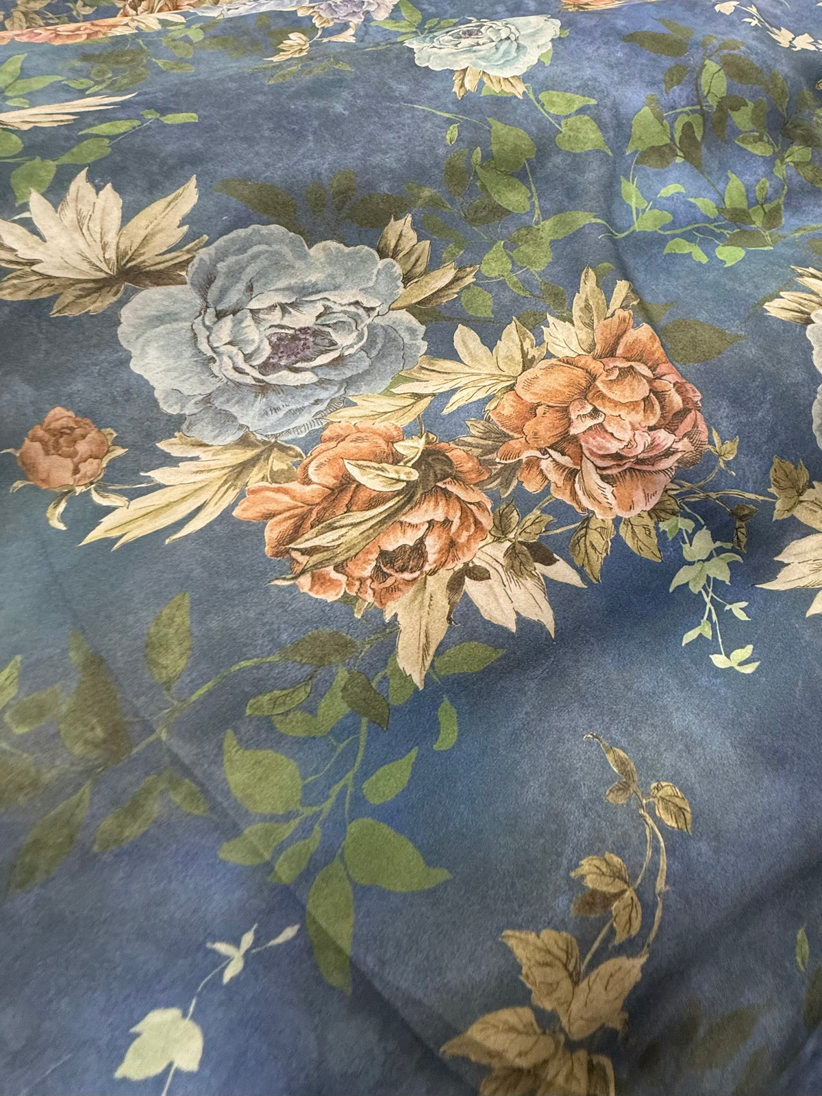 Tela de viscosa Rosal Blue - Arte con Telas