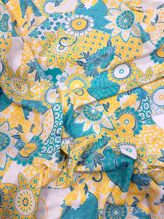 MANDALA YELLOW FLORAL