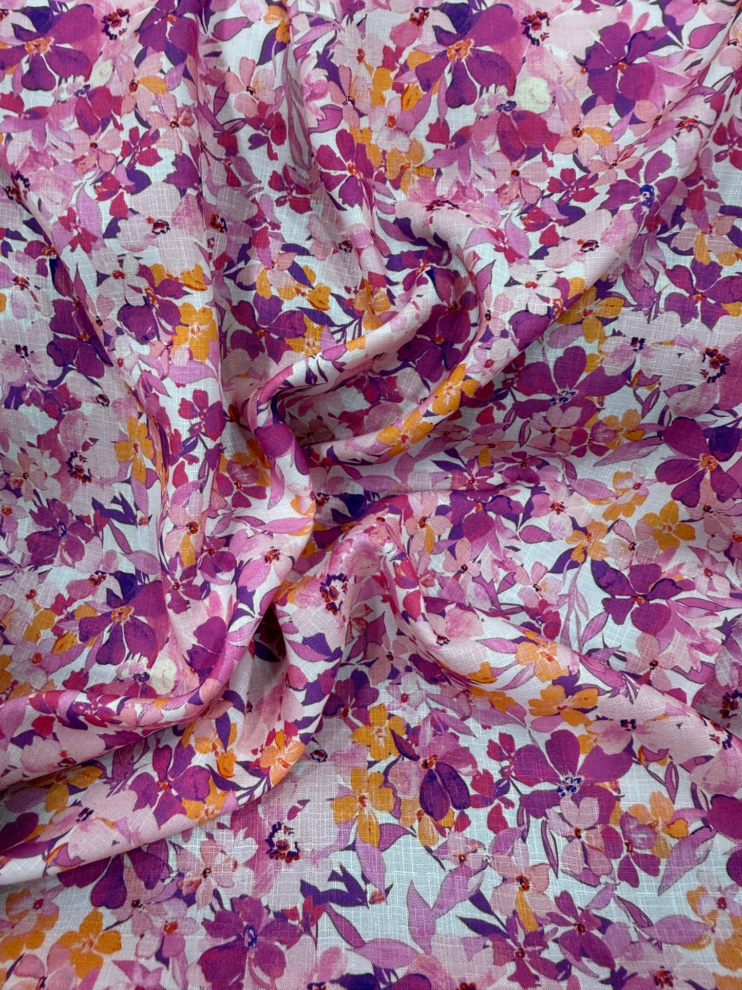 FLORES ROSADAS Y NARANJAS