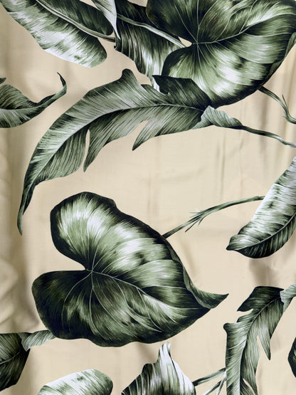 HOJAS TROPICALES VERDES