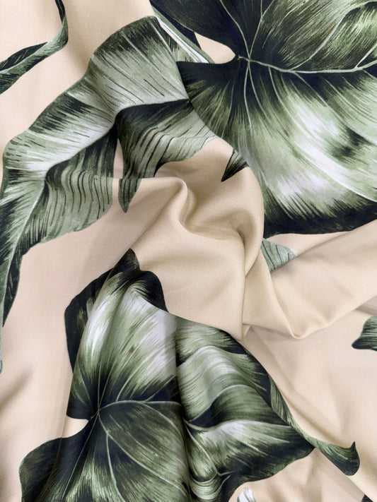 HOJAS TROPICALES VERDES
