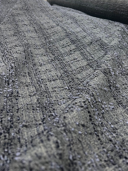 Tela tweed negro Soberano - Arte con Telas