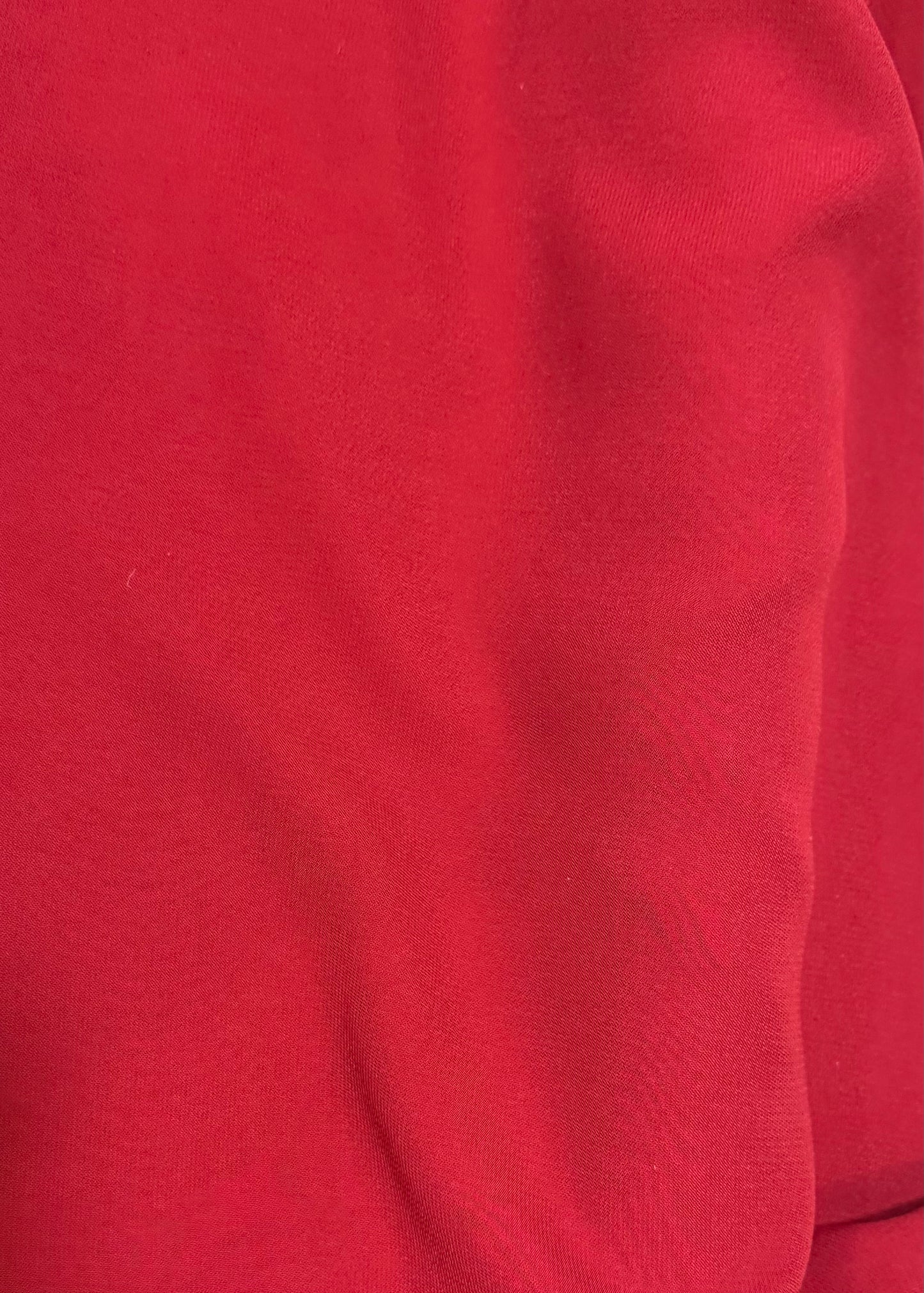 Rojo Manzana Crepe Satén/Mate
