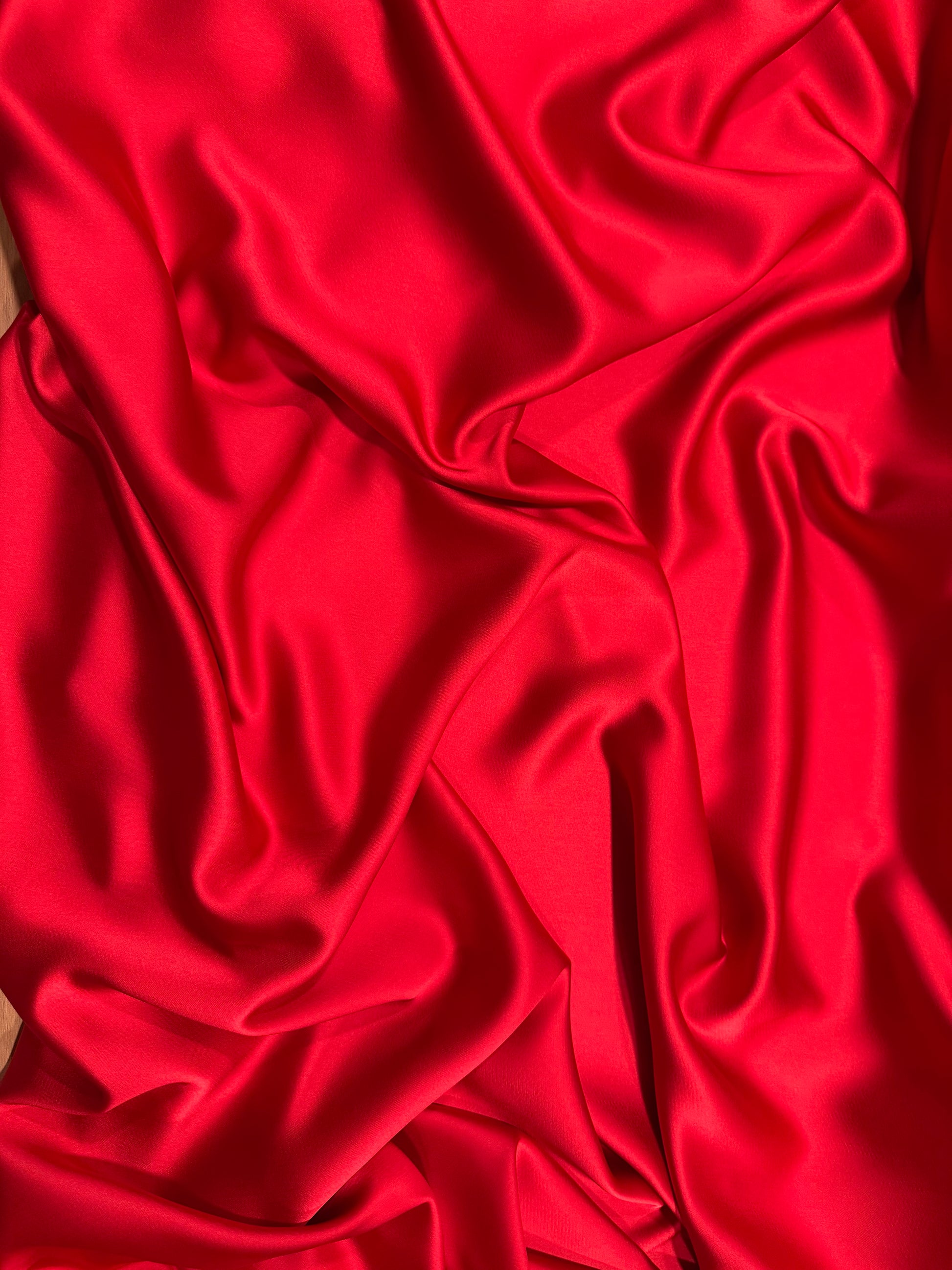 Rojo Valentino Crepe Satén/Mate