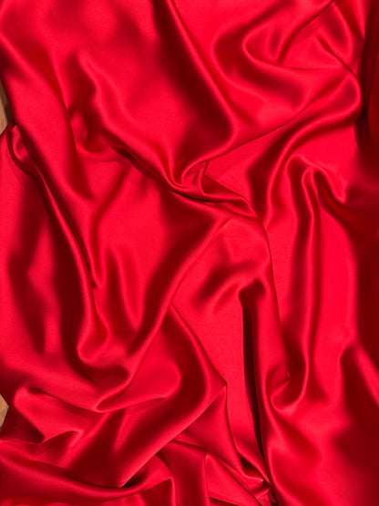 Rojo Valentino Crepe Satén/Mate