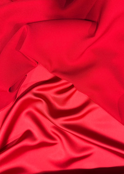 Rojo Valentino Crepe Satén/Mate