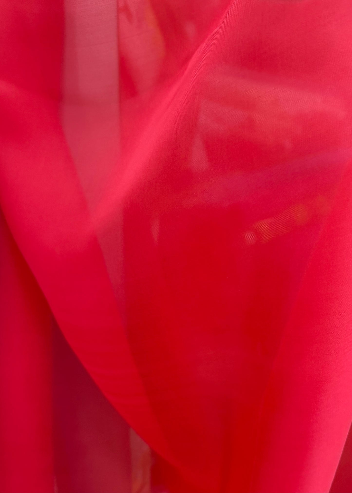 Rojo Organza Seda