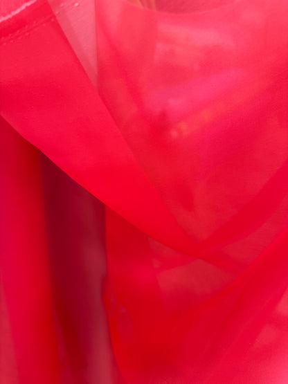 Rojo Organza Seda