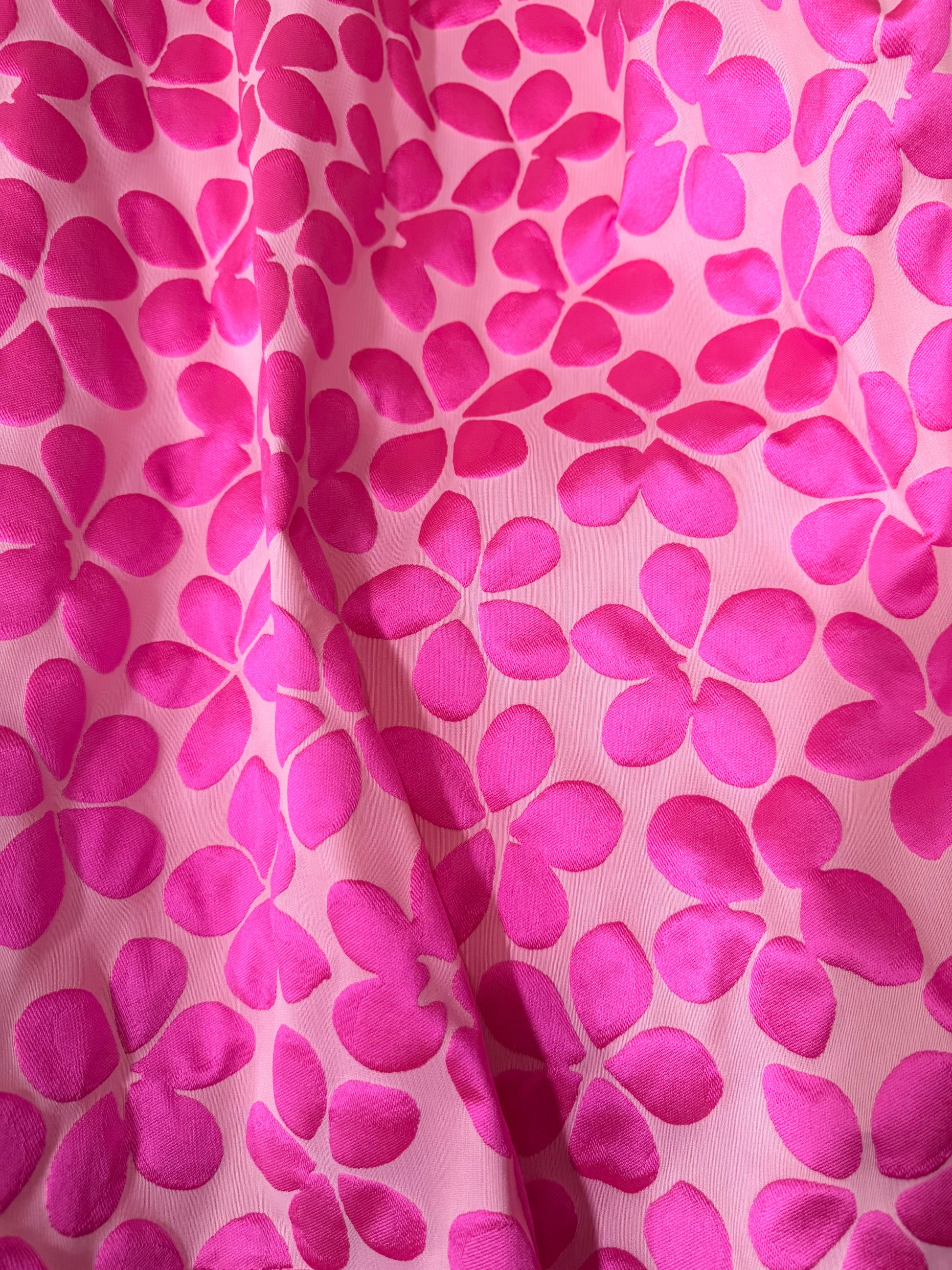 Flor Fucsia Brocado Italiano