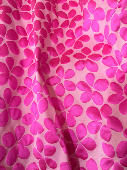 Flor Fucsia Brocado Italiano