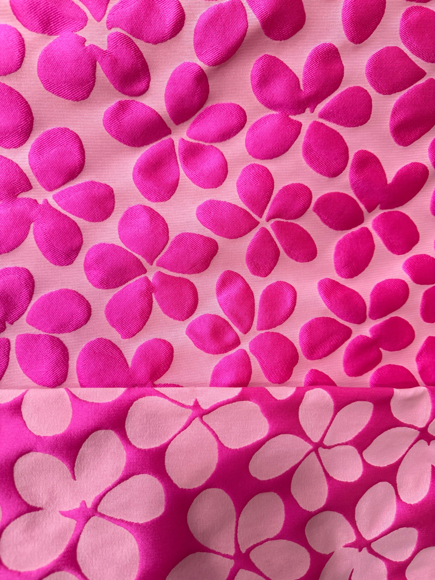 Flor Fucsia Brocado Italiano
