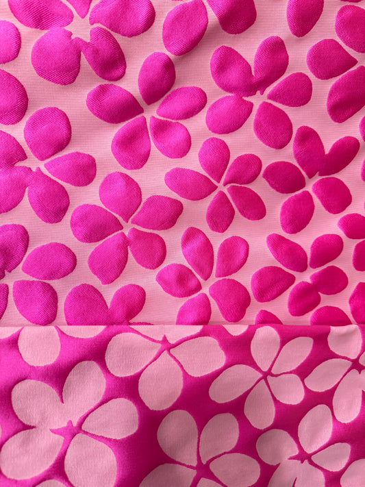 Flor Fucsia Brocado Italiano