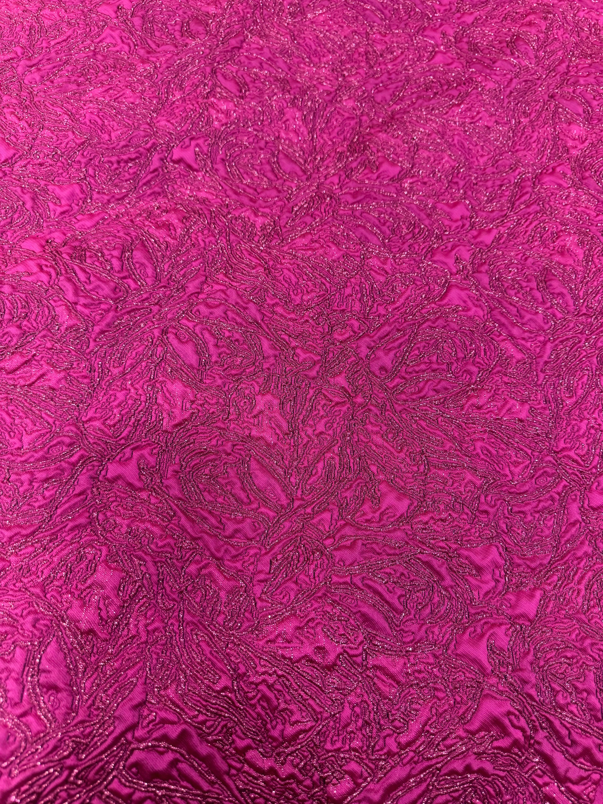 Rosa Estrella Brocado Italiano