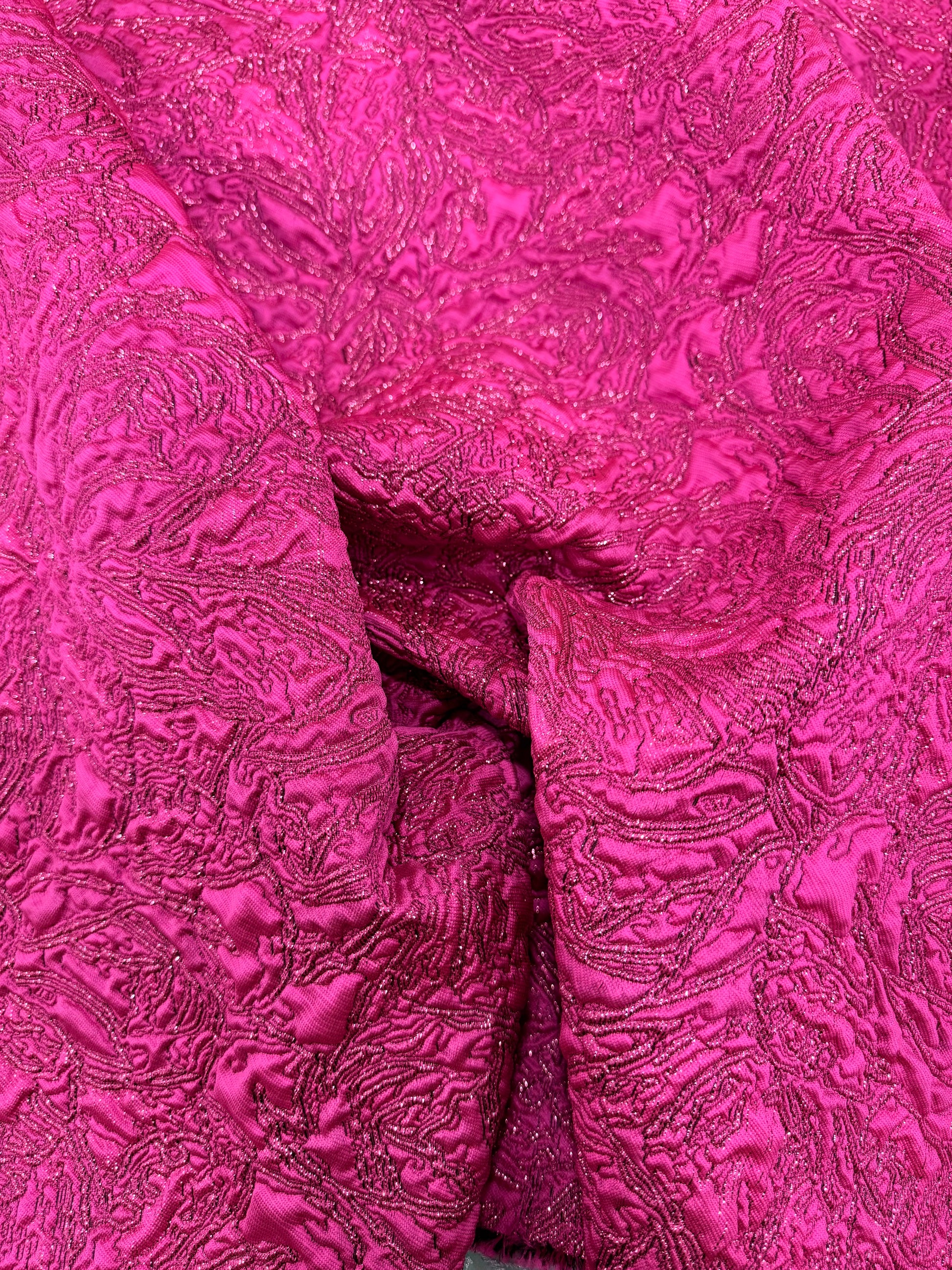 Rosa Estrella Brocado Italiano