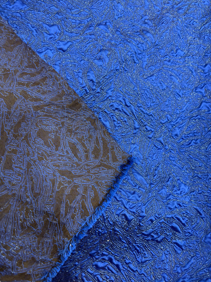 Detalle del motivo de estrellas en azul Klein - Arte con Telas