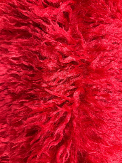Detalle del pelo largo rojo - Arte con Telas
