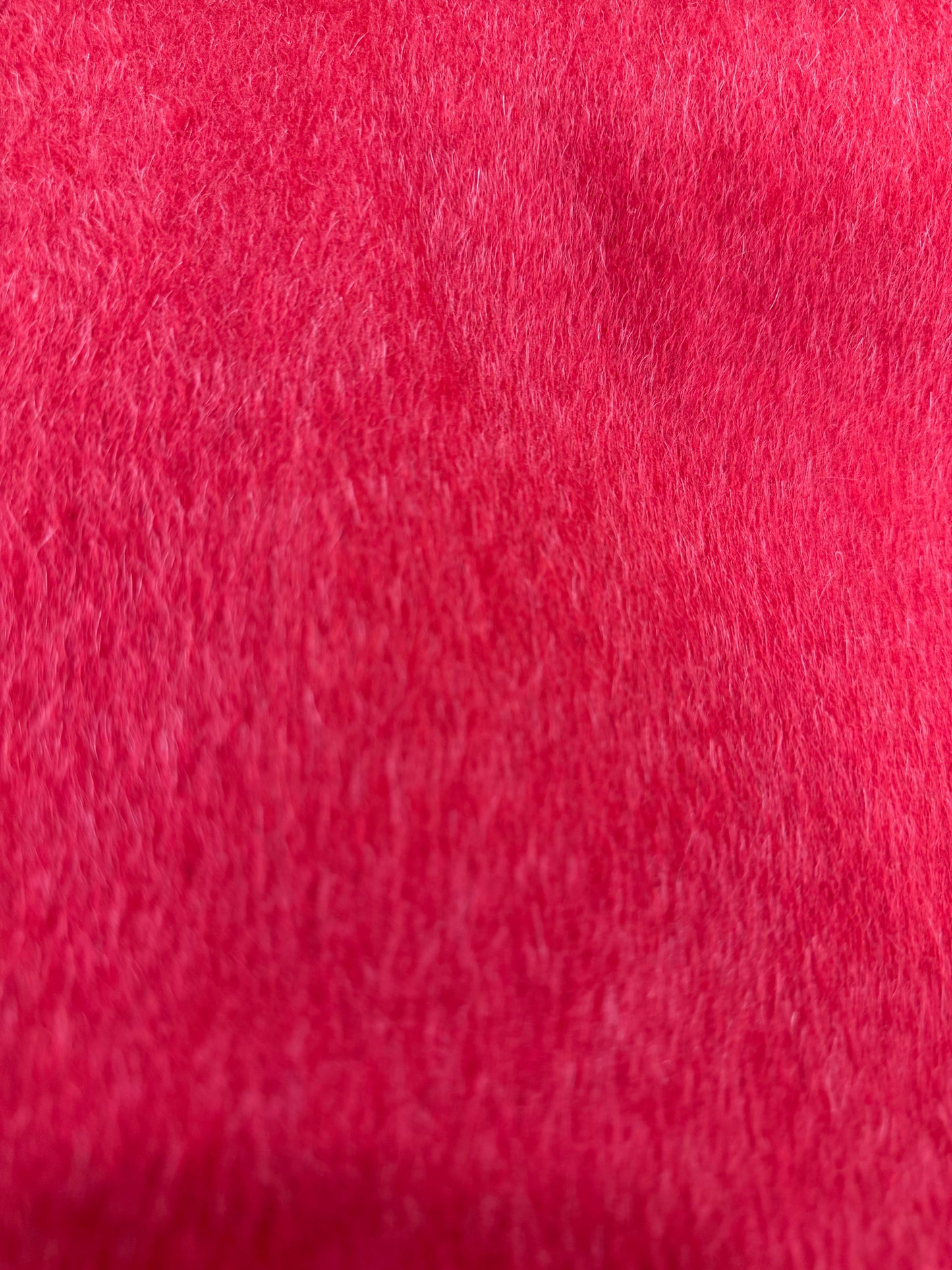Detalle del paño de lana rojo - Arte con Telas