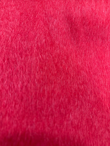 Detalle del paño de lana rojo - Arte con Telas
