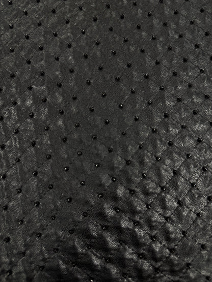 Detalle del relieve de rombos de la polipiel - Arte con Telas