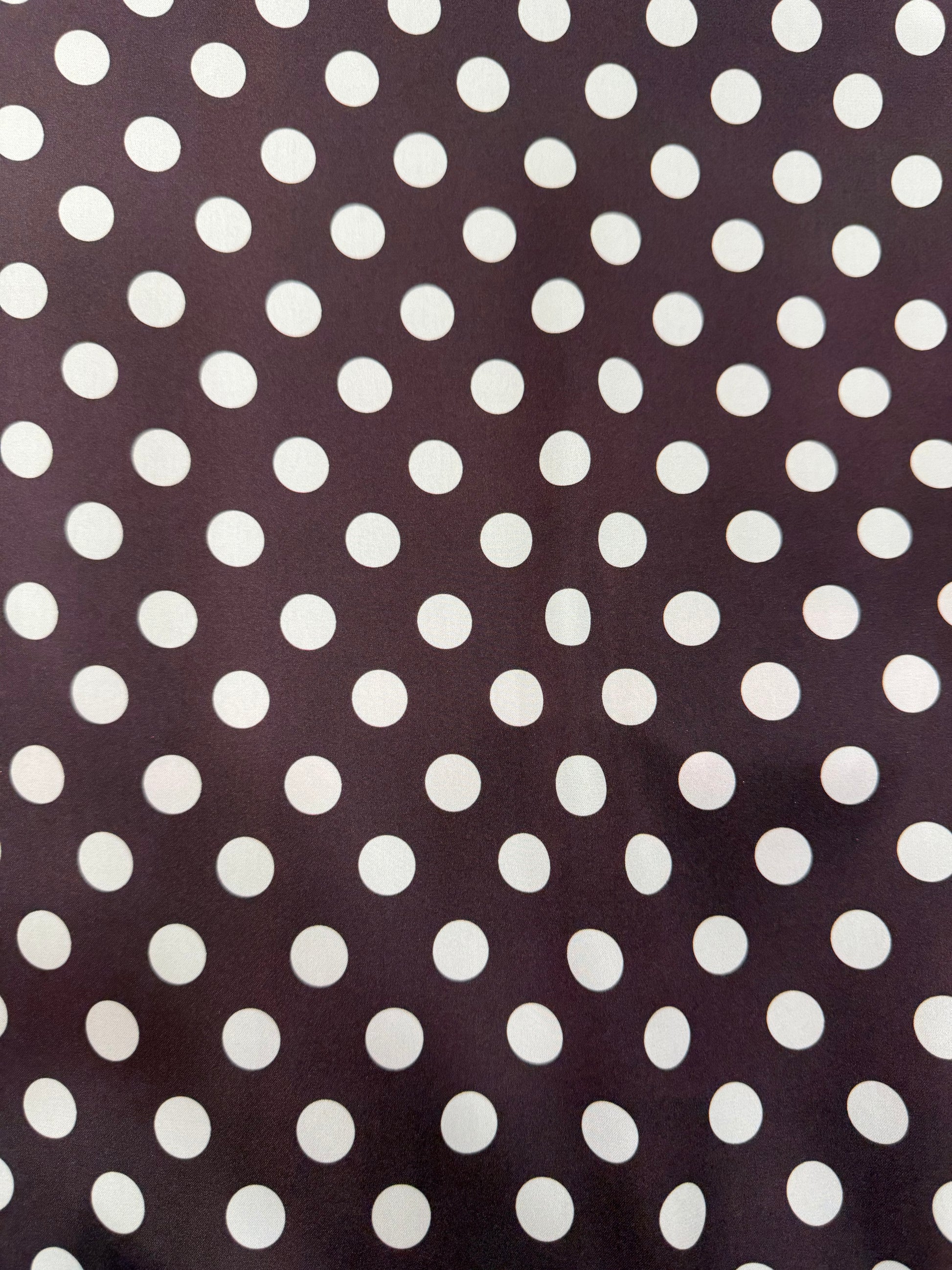 Detalle del estampado de lunares - Arte con Telas