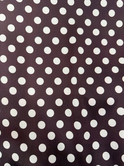 Detalle del estampado de lunares - Arte con Telas