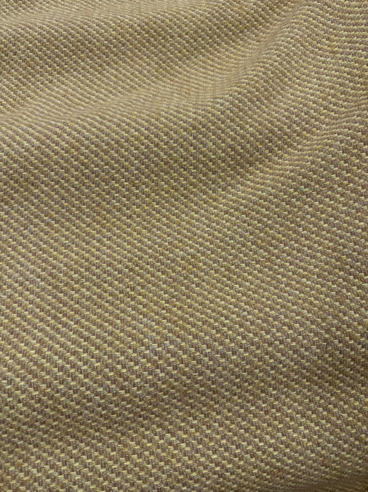 Detalle de la caída del tweed de algodón amarillo - Arte con Telas