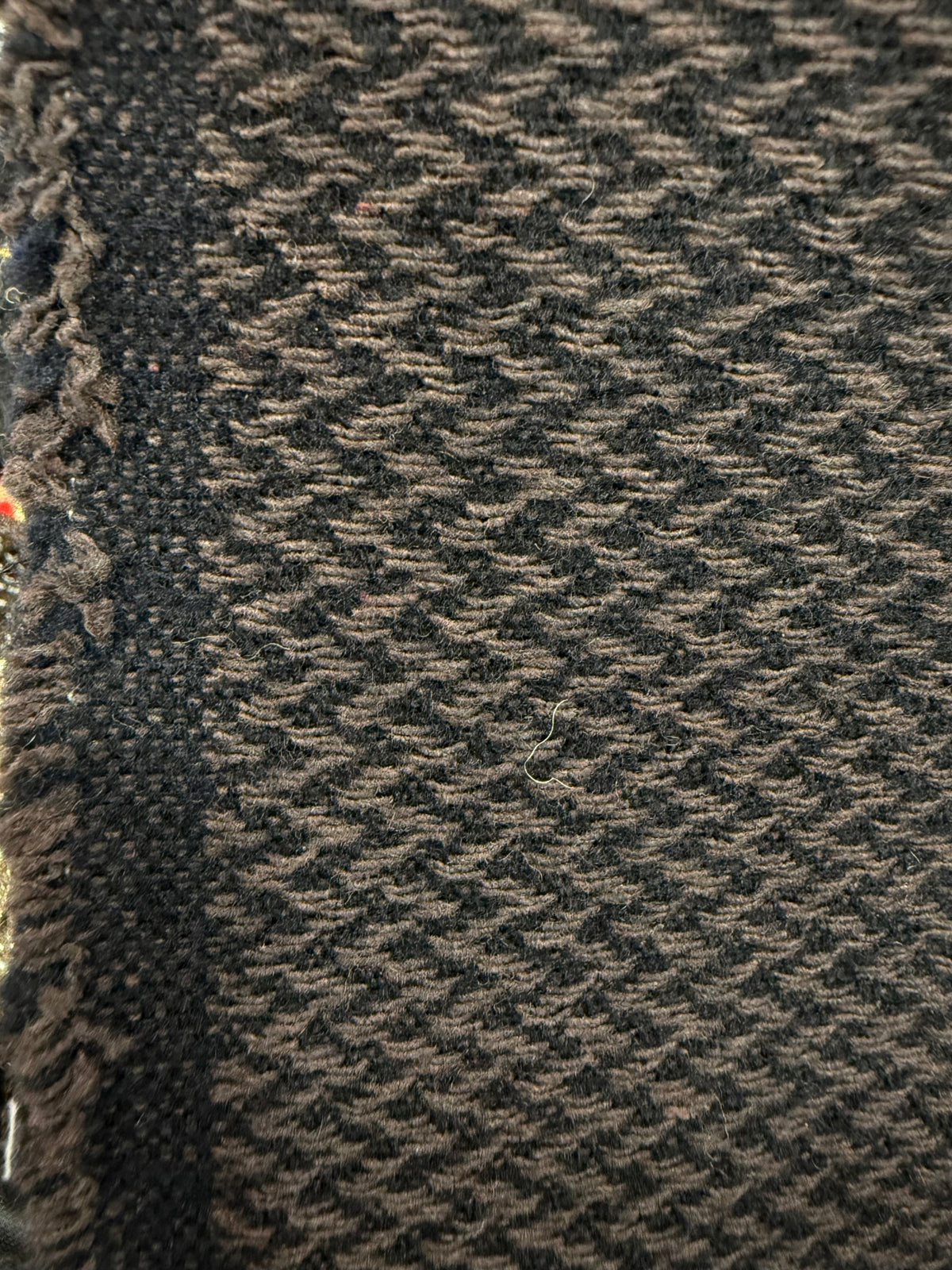 Primer plano de la textura en zigzag