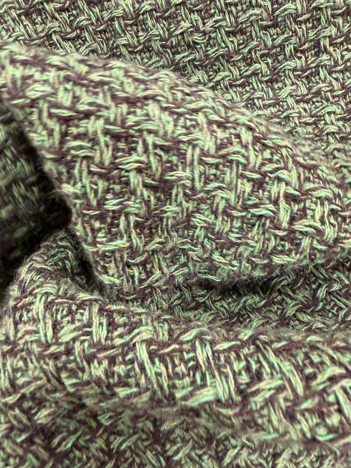 Detalle de la caída del tejido