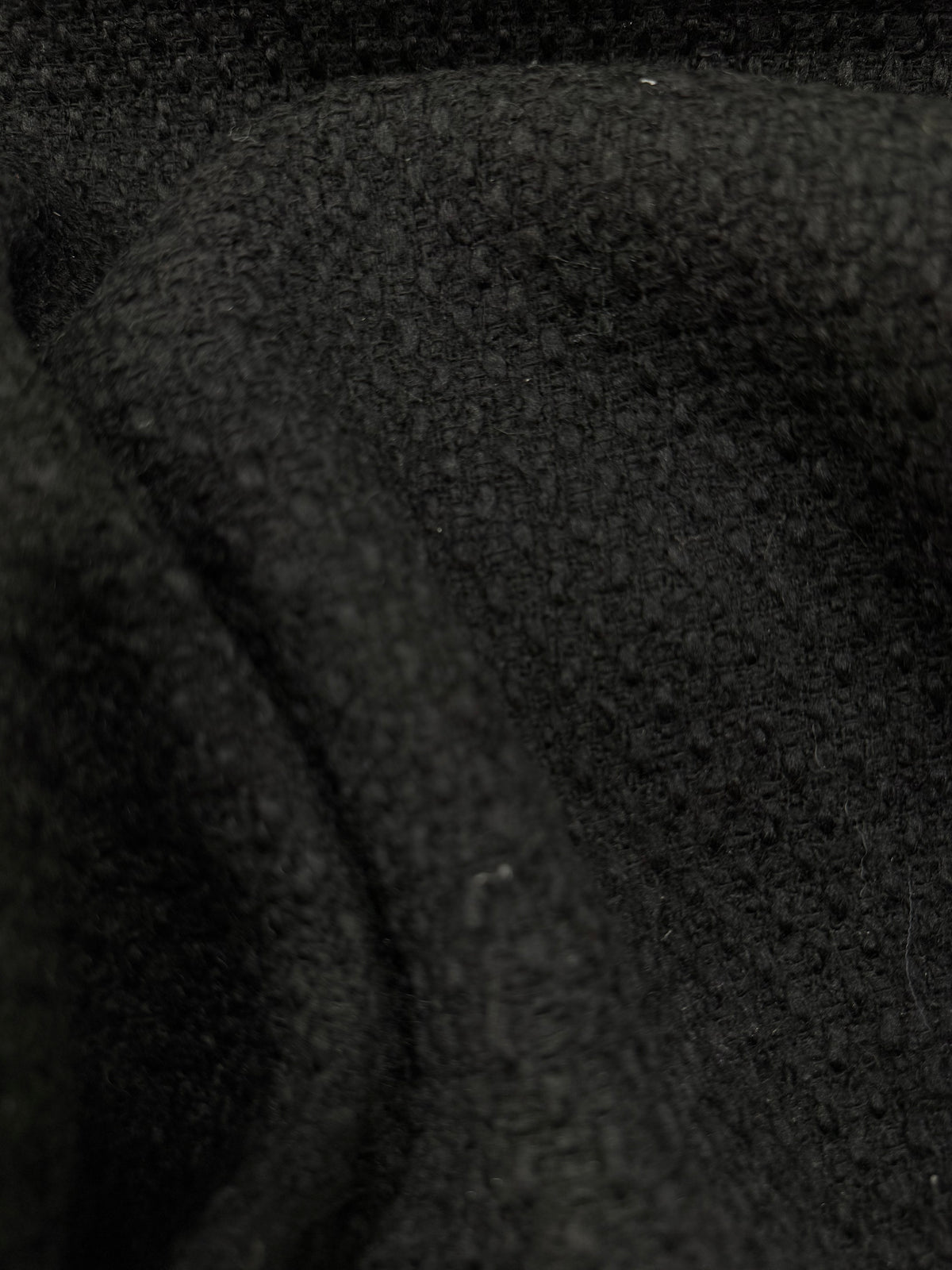 Tela de tweed negro mate - Arte con Telas