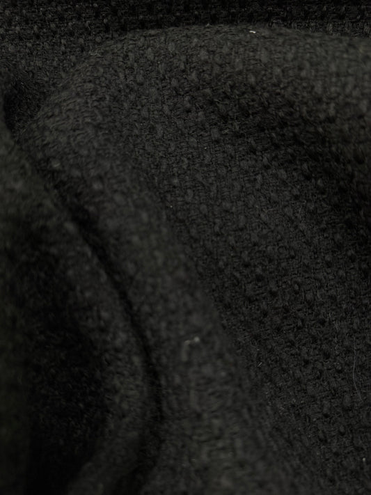 Tela de tweed negro mate - Arte con Telas