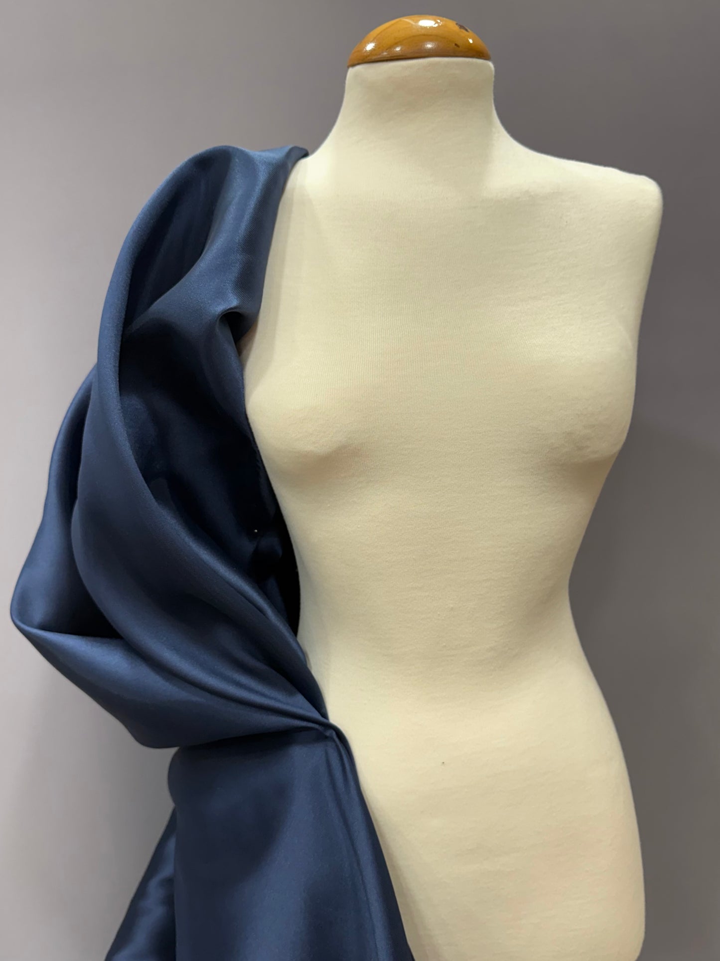AZUL MARINO MIKADO LISO 2