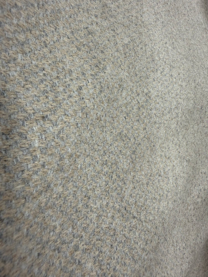 Tela de abrigo gris arena - vista del acabado - Arte con Telas
