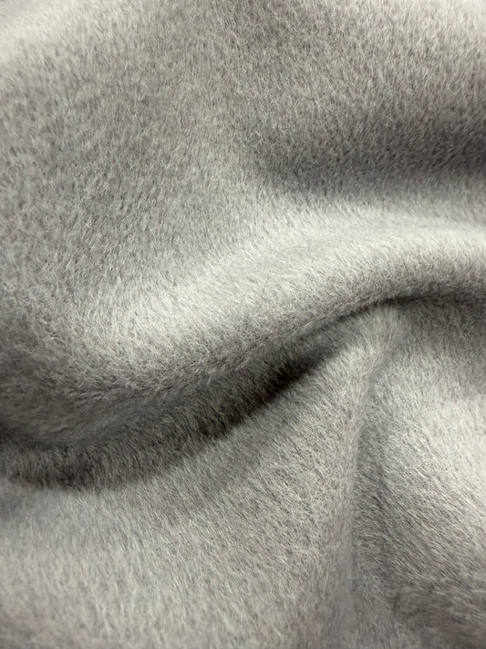 Paño de lana color gris ceniza con pelo - Arte con Telas