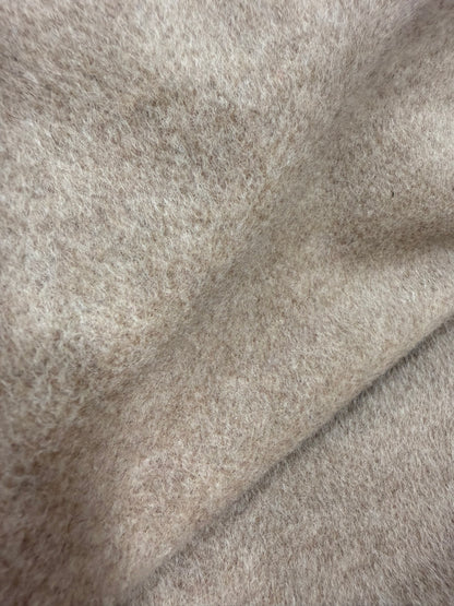 Tela de lana espiga beige claro - vista del acabado - Arte con Telas
