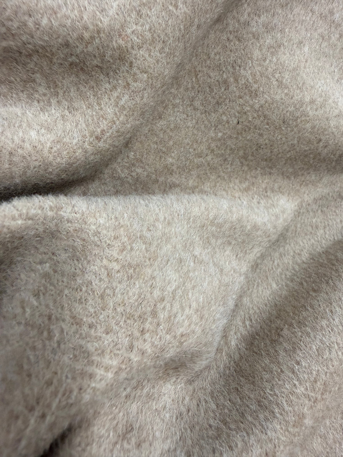 Tela de lana espiga beige claro - detalle del dibujo de espiga - Arte con Telas
