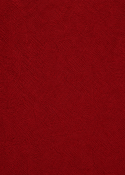 Crepe satén reciclado color rojo manzana 