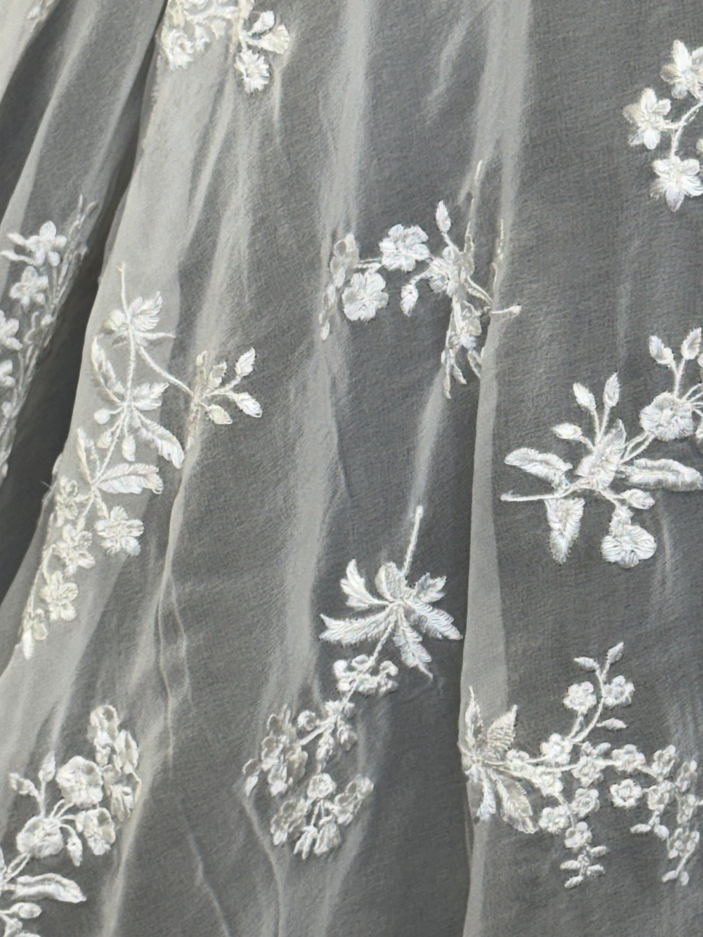 Tela para vestido de novia bonita gasa viscosa ramillete