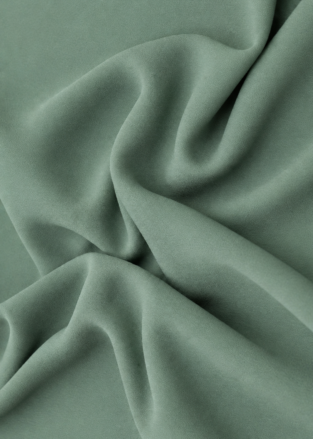 Pliegues color verde largo